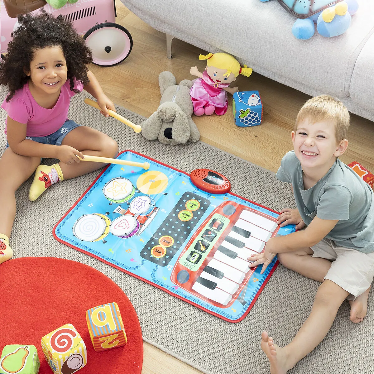 2-in-1 Musical Mat Beats'n'Tunes InnovaGoods