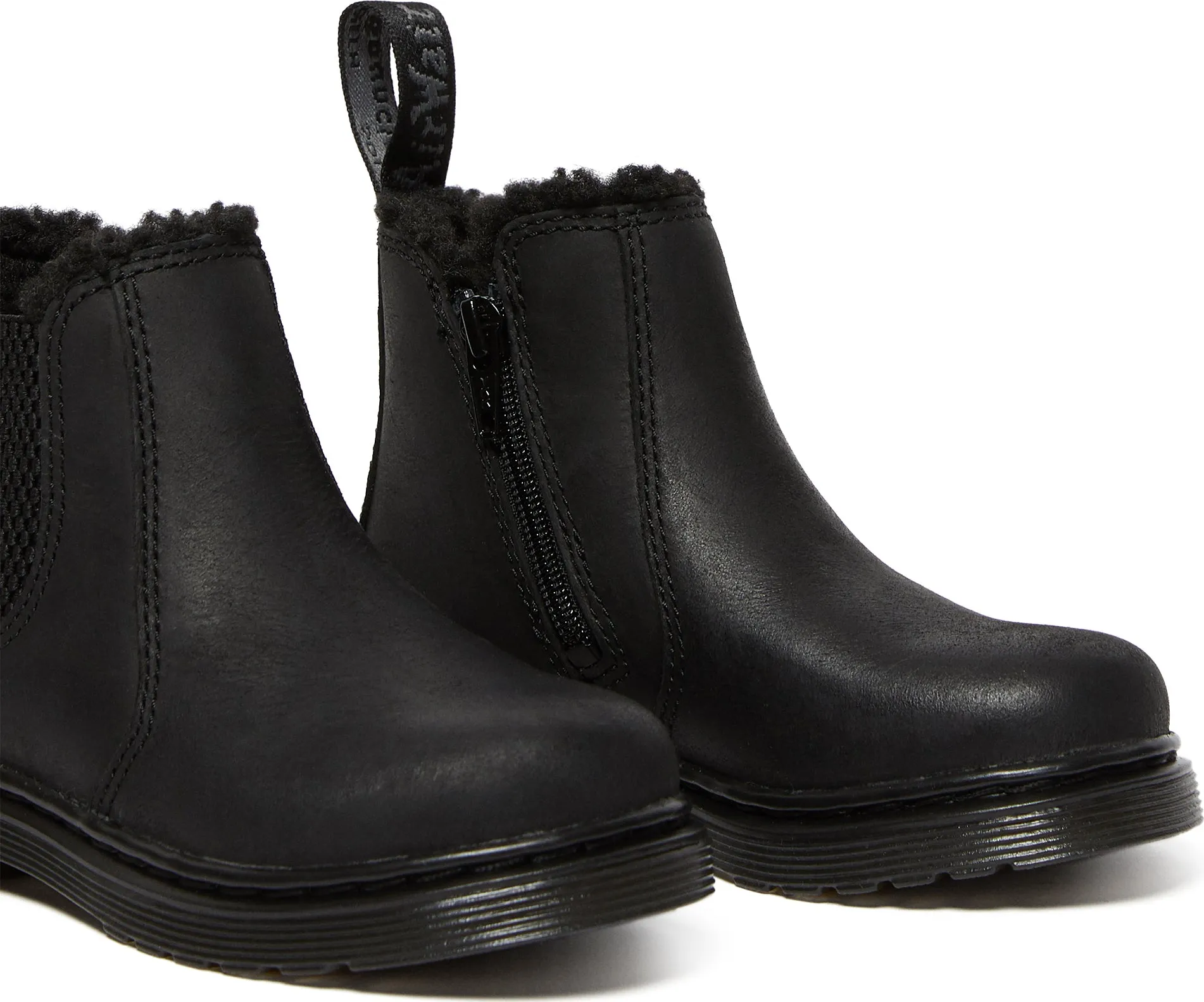 2976 Faux Fur Lined Chelsea Boots - Toddler|-|Bottes en cuir 2976 Chelsea avec doublure synthétique - Tout-petit