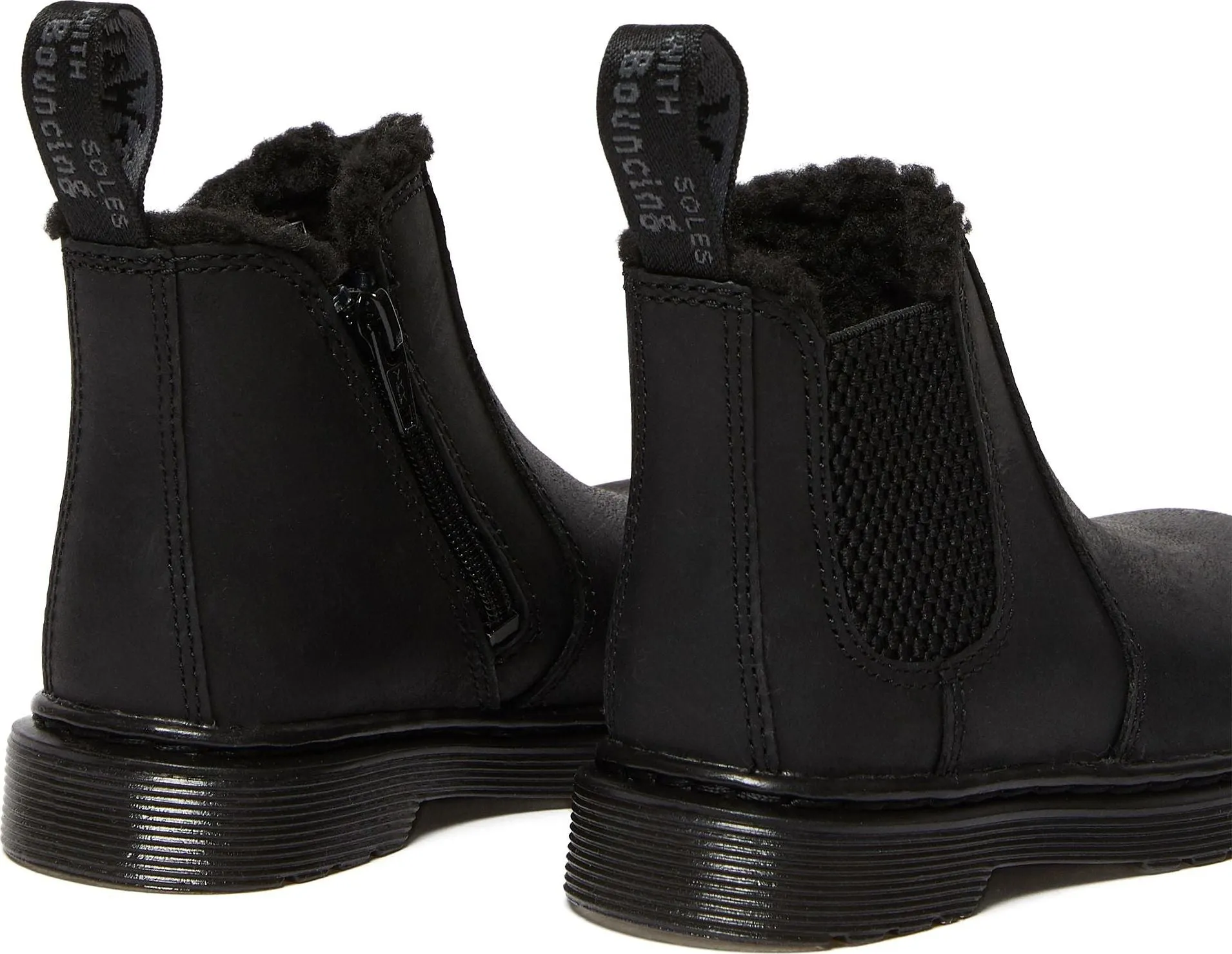 2976 Faux Fur Lined Chelsea Boots - Toddler|-|Bottes en cuir 2976 Chelsea avec doublure synthétique - Tout-petit