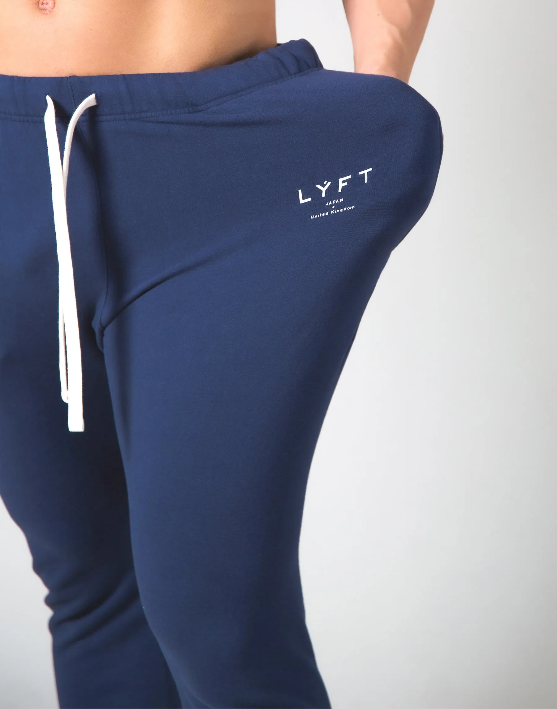 2way Stretch Warm Sweat Pants - Navy