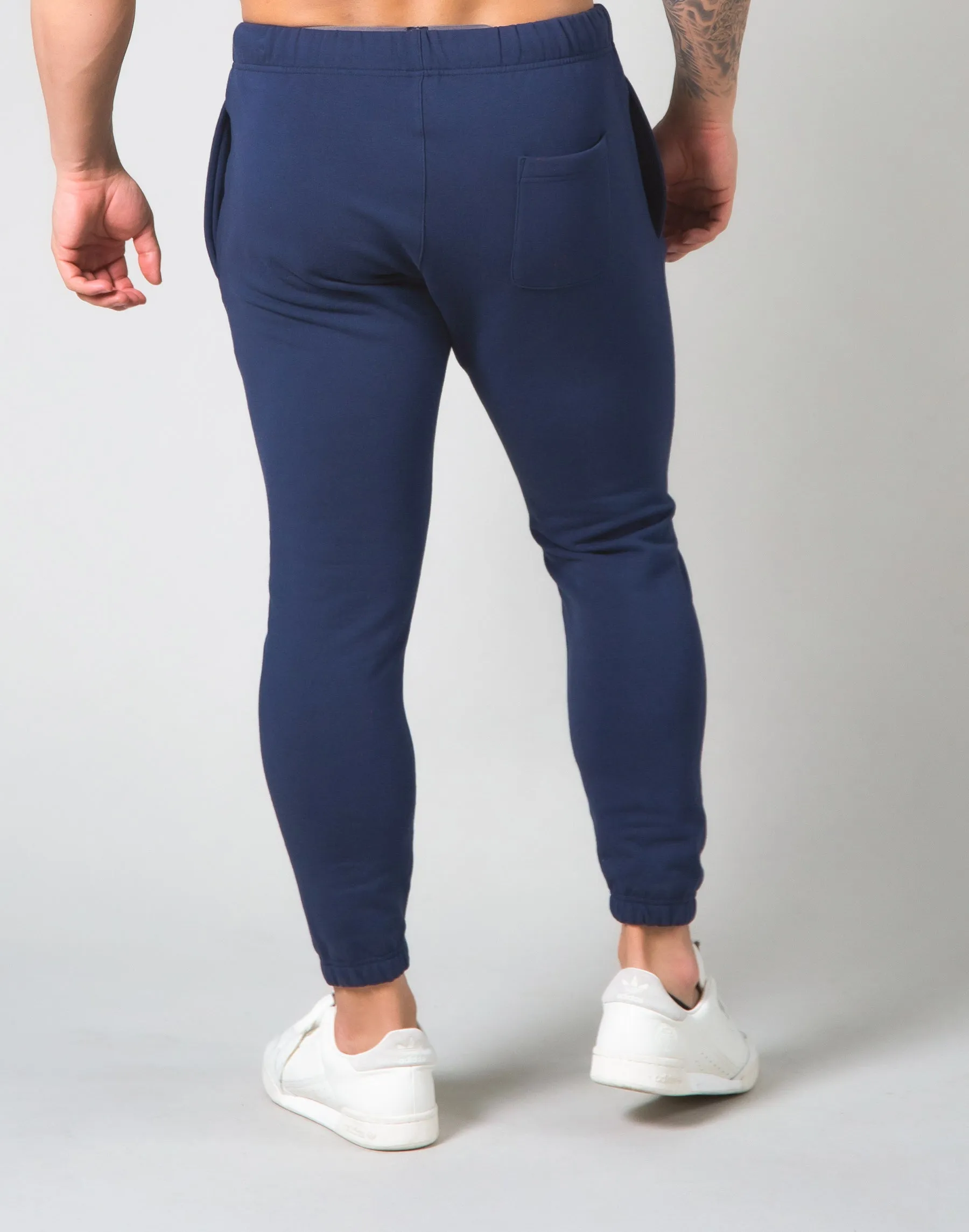 2way Stretch Warm Sweat Pants - Navy