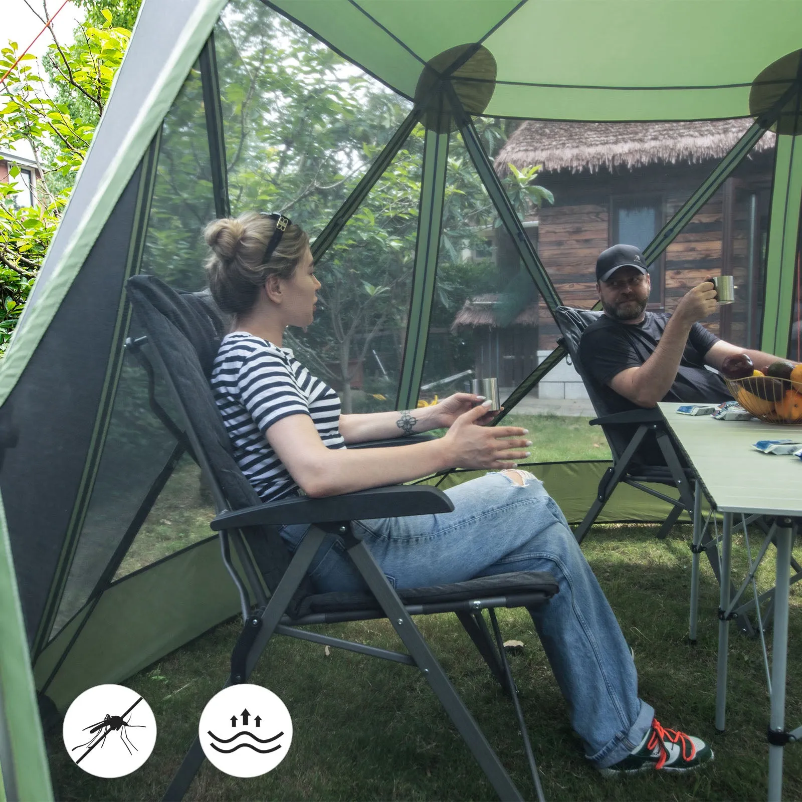 6 Person Pop up Screen Tent