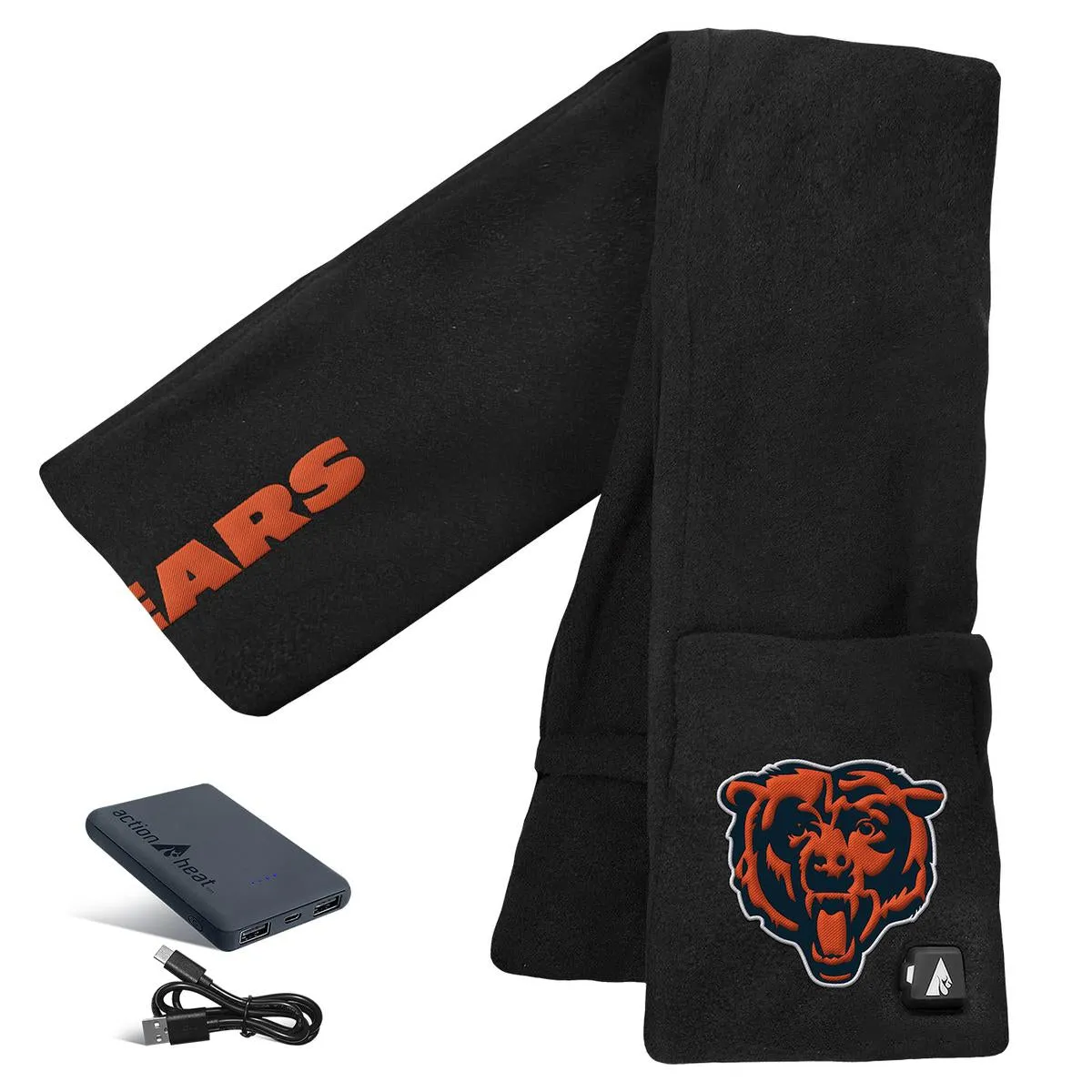 ActionHeat Chicago Bears 5V Battery Heated Scarf