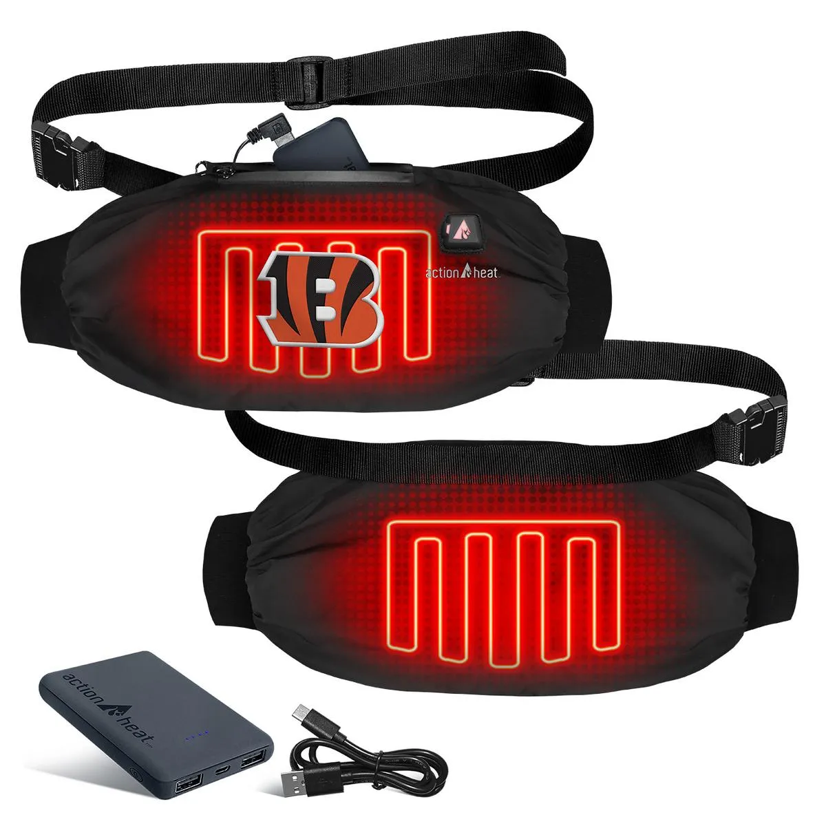 ActionHeat Cincinnati Bengals 5V Battery Heated Hand Muff