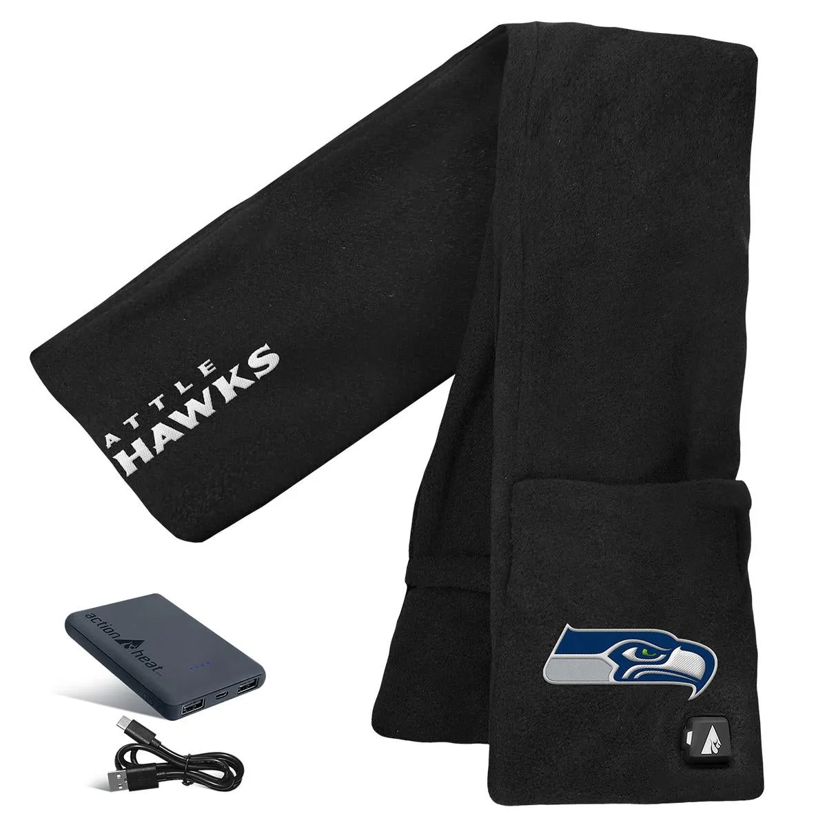 ActionHeat Seattle Seahawks 5V Battery Heated Scarf