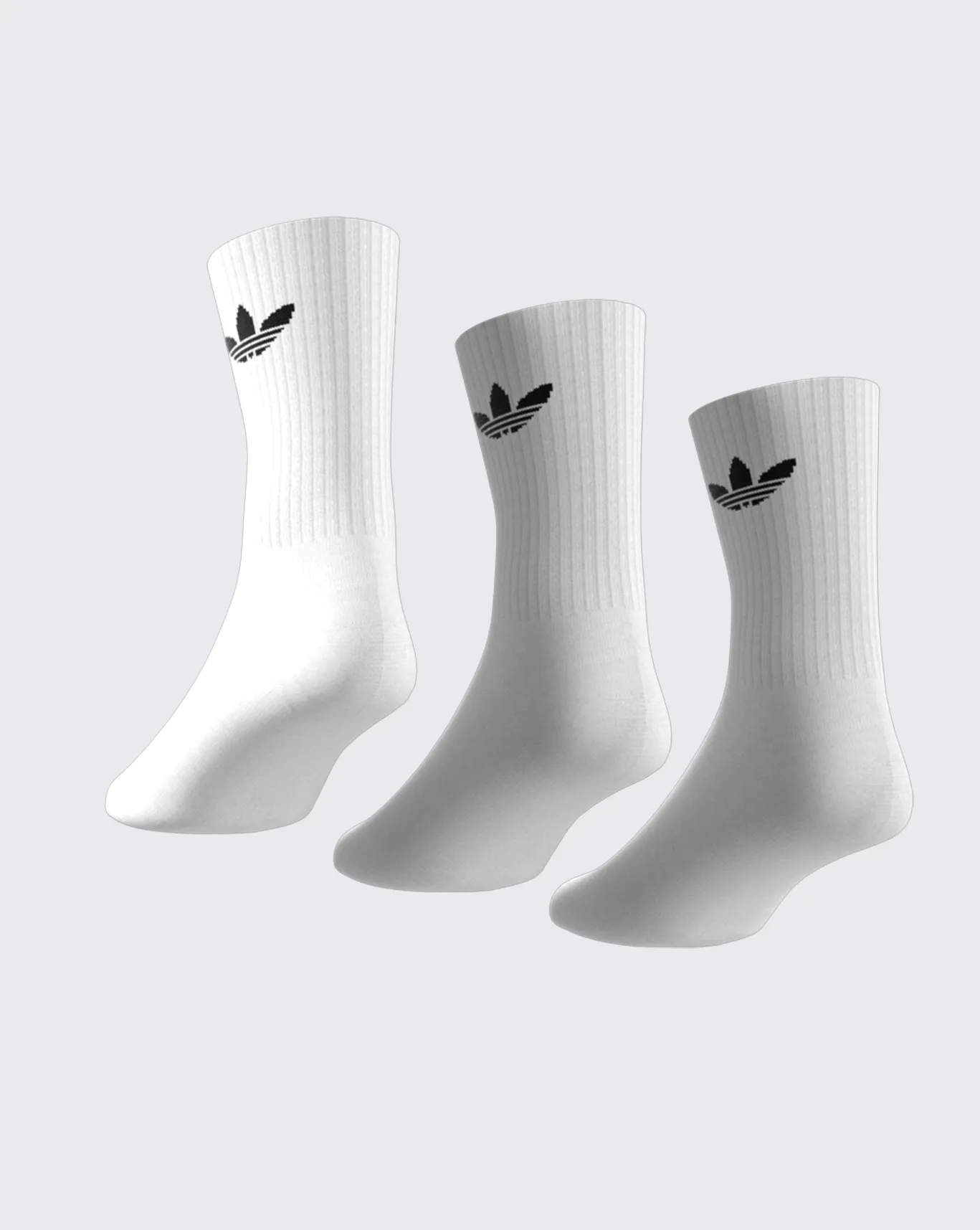 Adidas Cushioned Trefoil Crew 3pk Sock