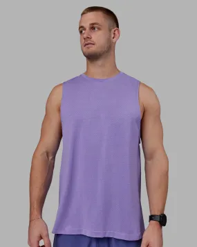 AeroFLX  Seamless Muscle Tank - Dahlia Purple Marl