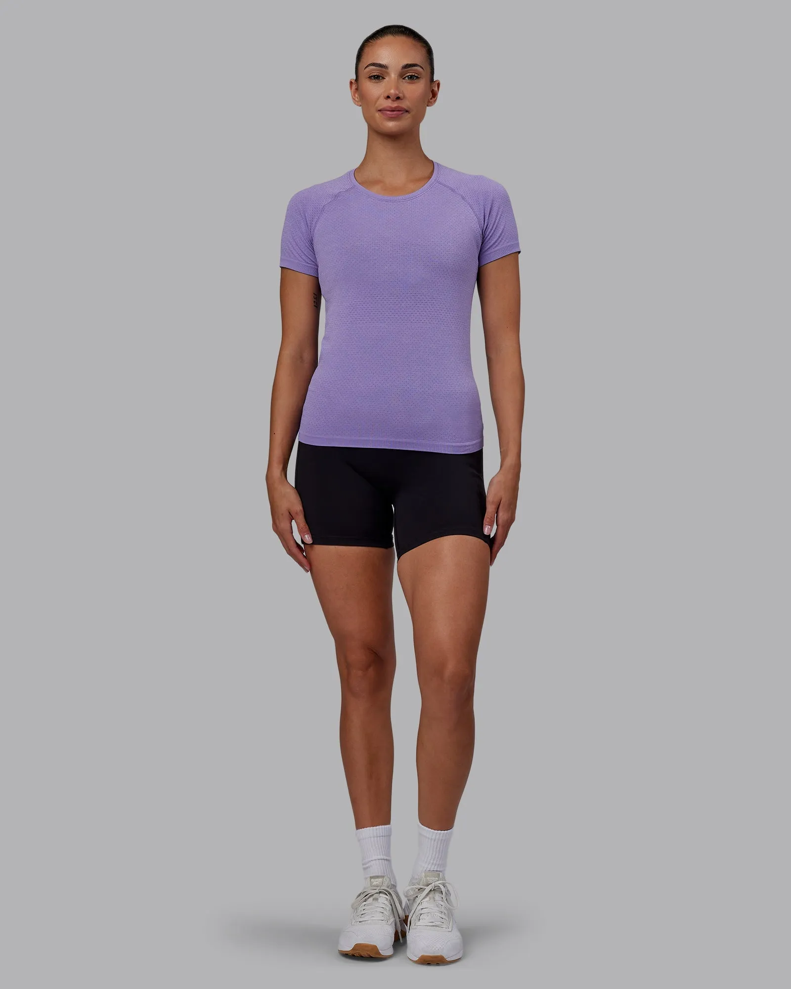 AeroFLX  Seamless Tee - Dahlia Purple Marl