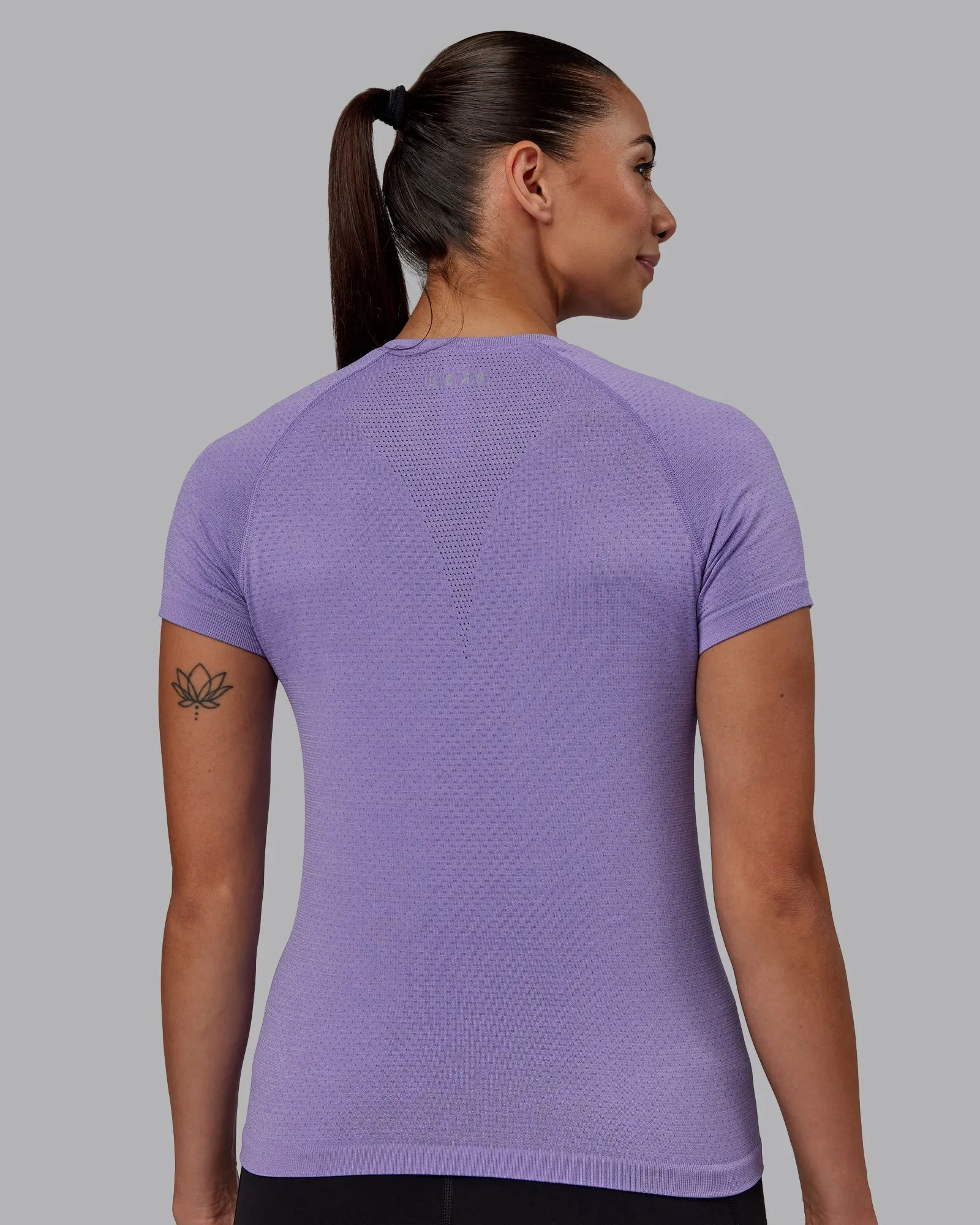 AeroFLX  Seamless Tee - Dahlia Purple Marl