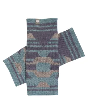 Alpaca Gloves - Incan - Jade Stone