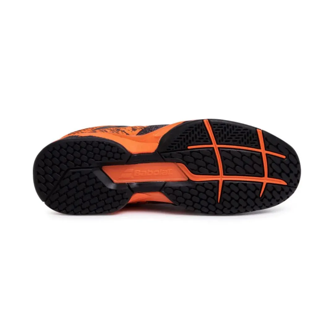 Babolat Propulse Blast All Court Adults Black Orange Handball Volleyball Tennis Shoes