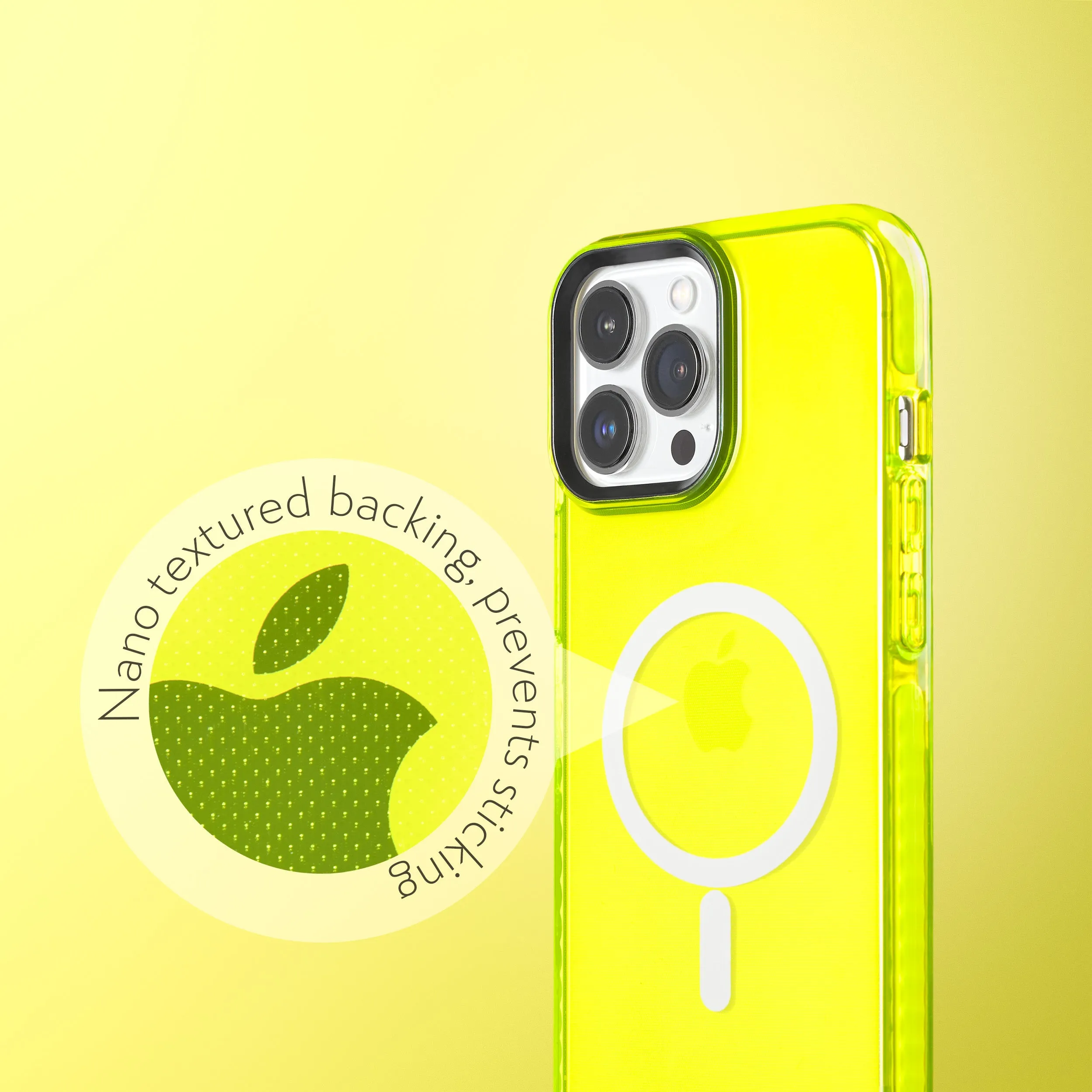 Barrier Case w/ MagSafe for iPhone 13 Pro Max - Hi-Energy Neon Yellow