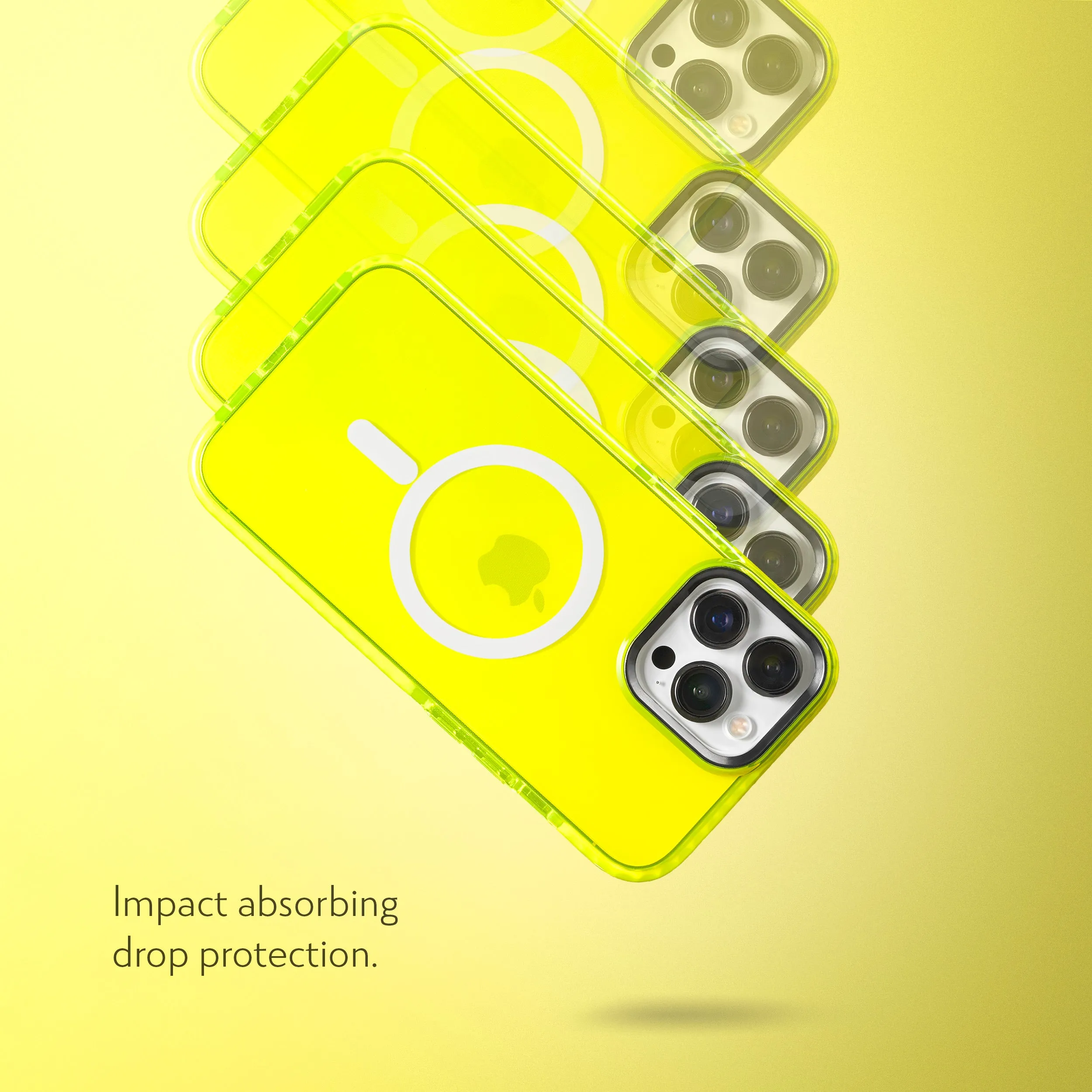 Barrier Case w/ MagSafe for iPhone 13 Pro Max - Hi-Energy Neon Yellow