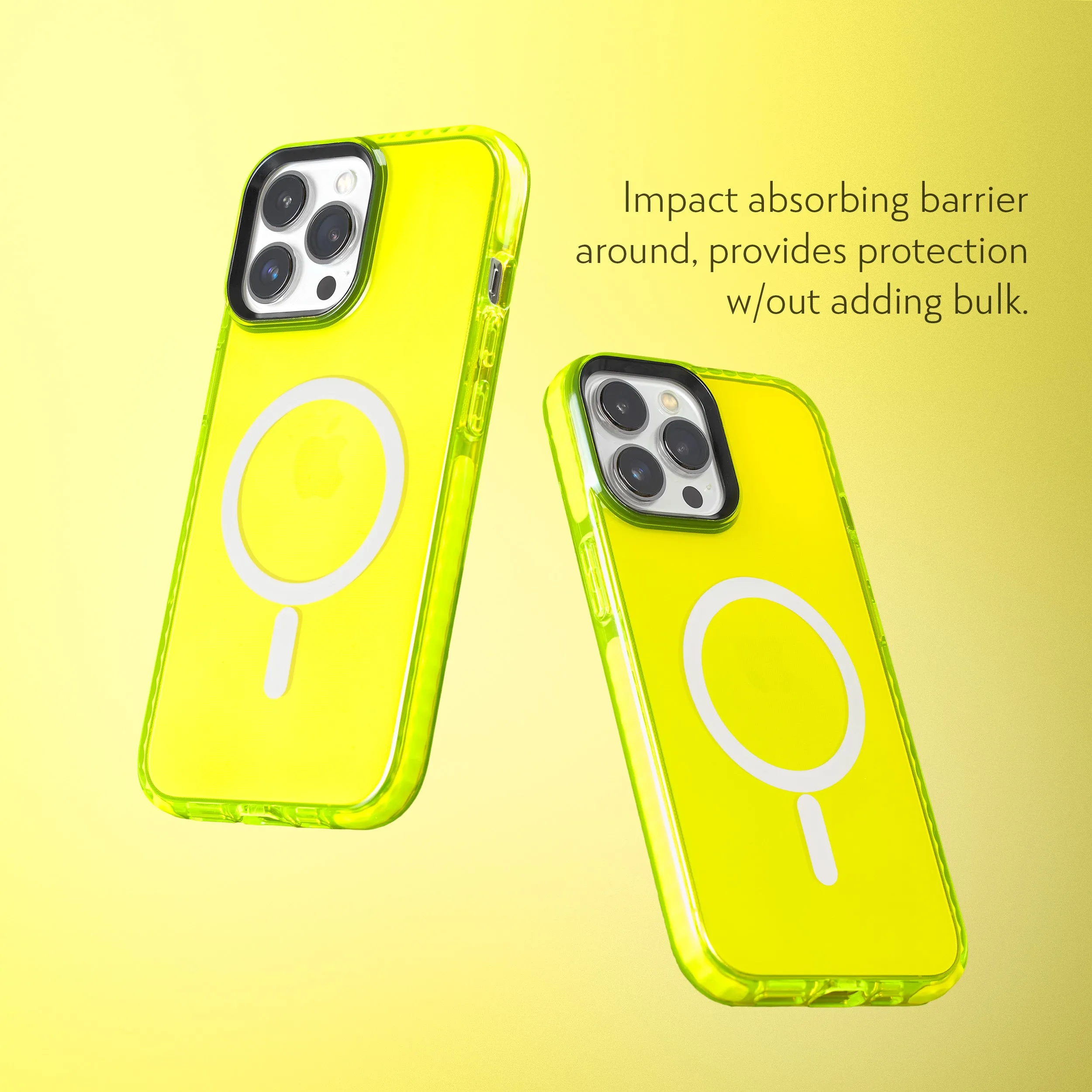 Barrier Case w/ MagSafe for iPhone 13 Pro Max - Hi-Energy Neon Yellow