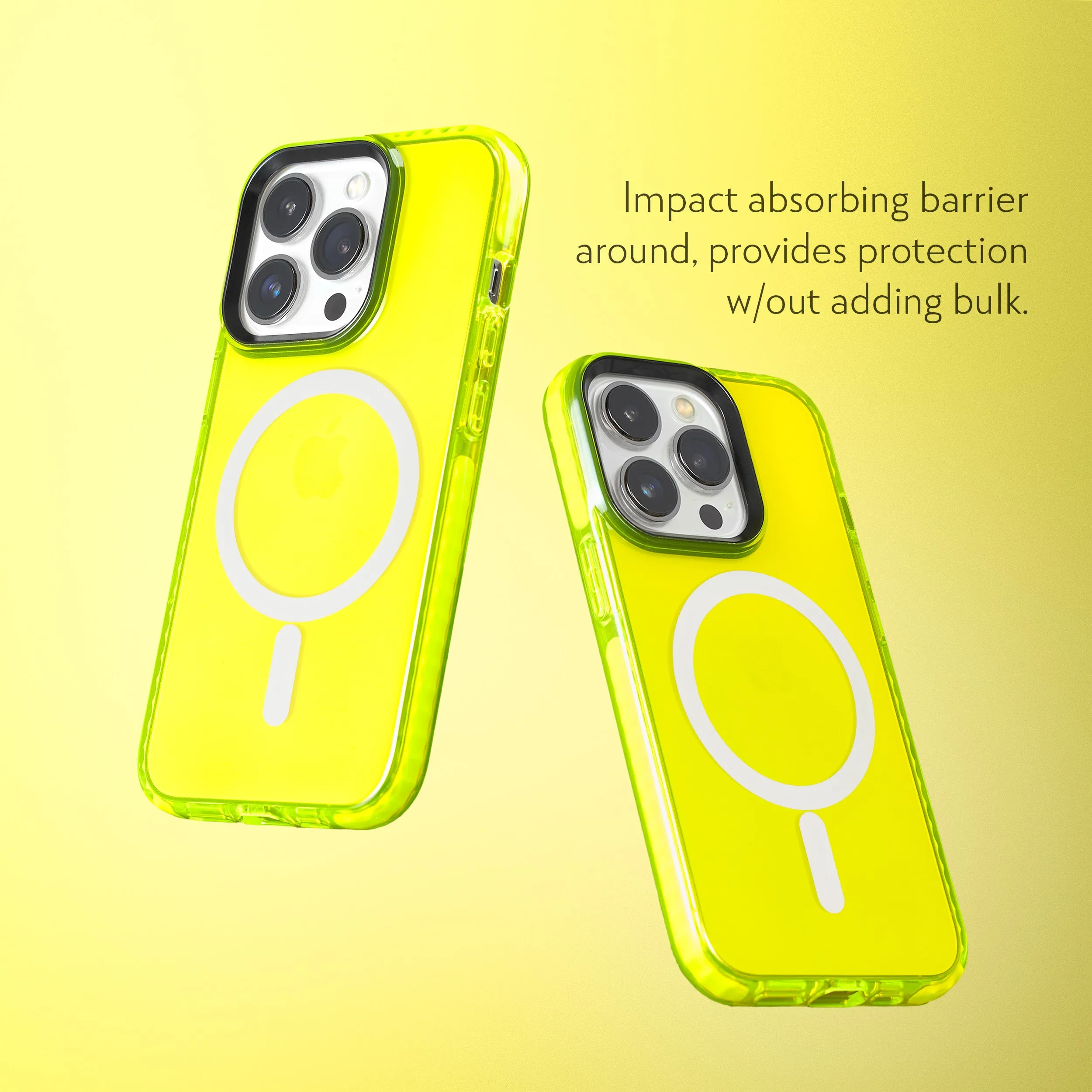 Barrier Case w/ MagSafe for iPhone 14 Pro - Hi-Energy Neon Yellow