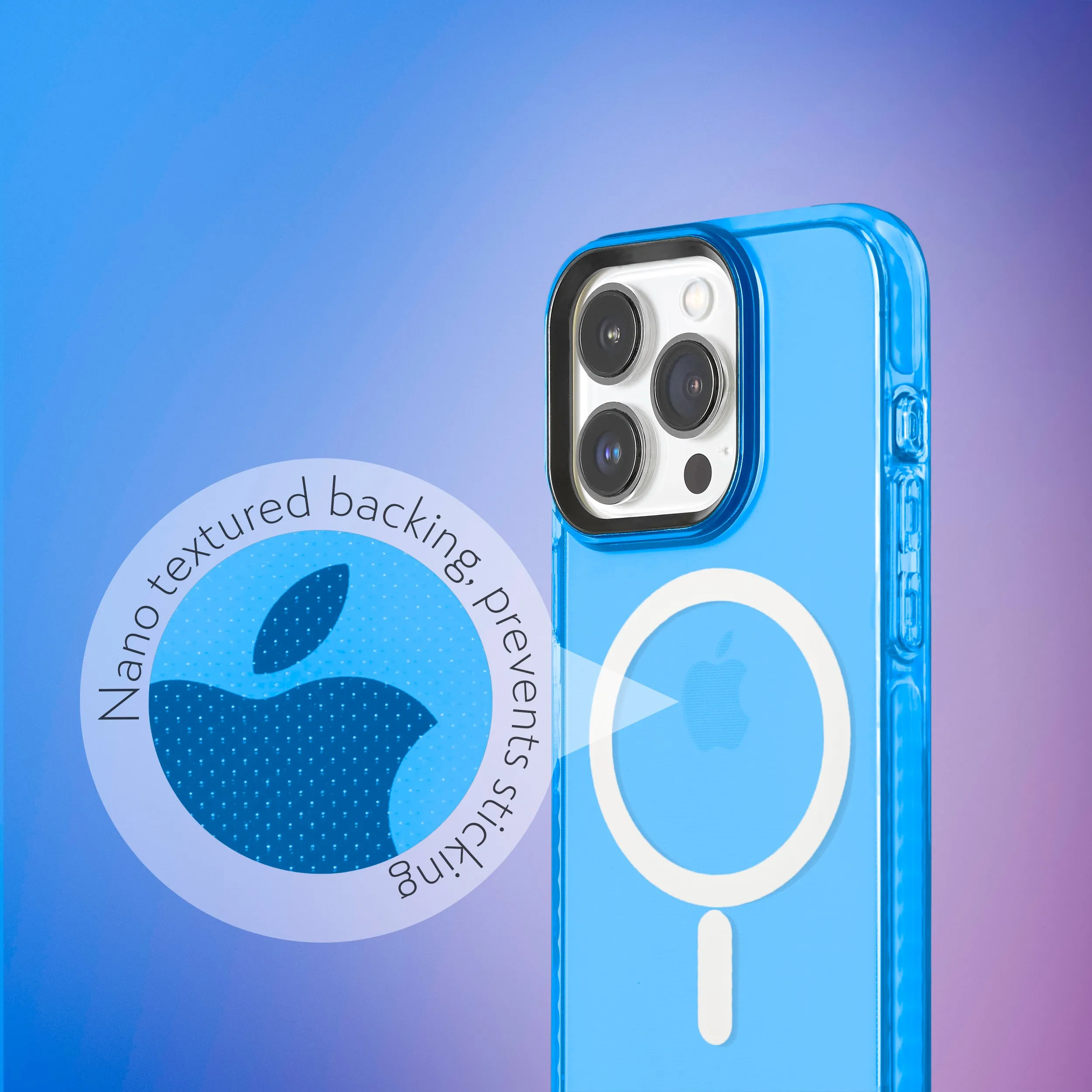 Barrier Case w/ MagSafe for iPhone 15 Pro - Elevated Azure Blue