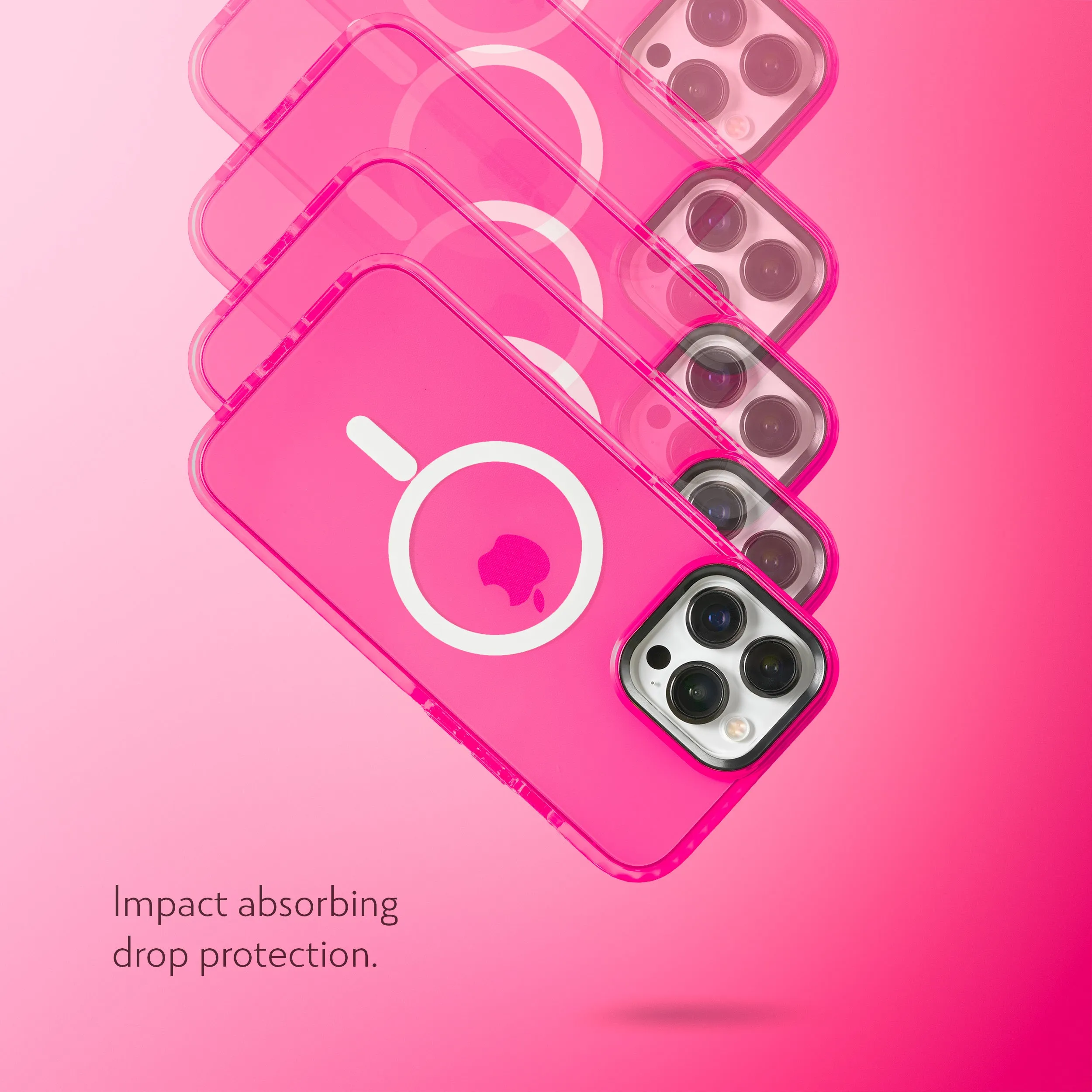 Barrier Case w/ MagSafe for iPhone 15 Pro Max - Radiant Hot Pink