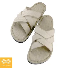 BEACON HILL Hemp Crossover Hurache Sandals