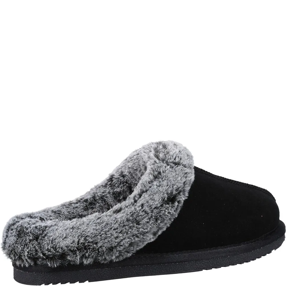 Black Amara Slippers