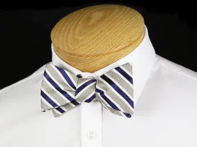 Boy's Bow Tie 24442 Khaki/Navy