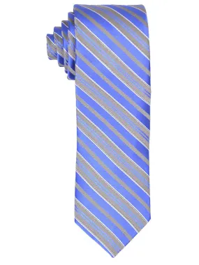 Boy's Tie 21233 Blue/Khaki