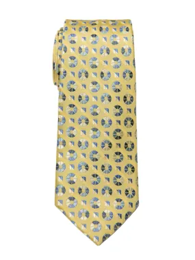 Boy's Tie 27140 Yellow/Blue Neat