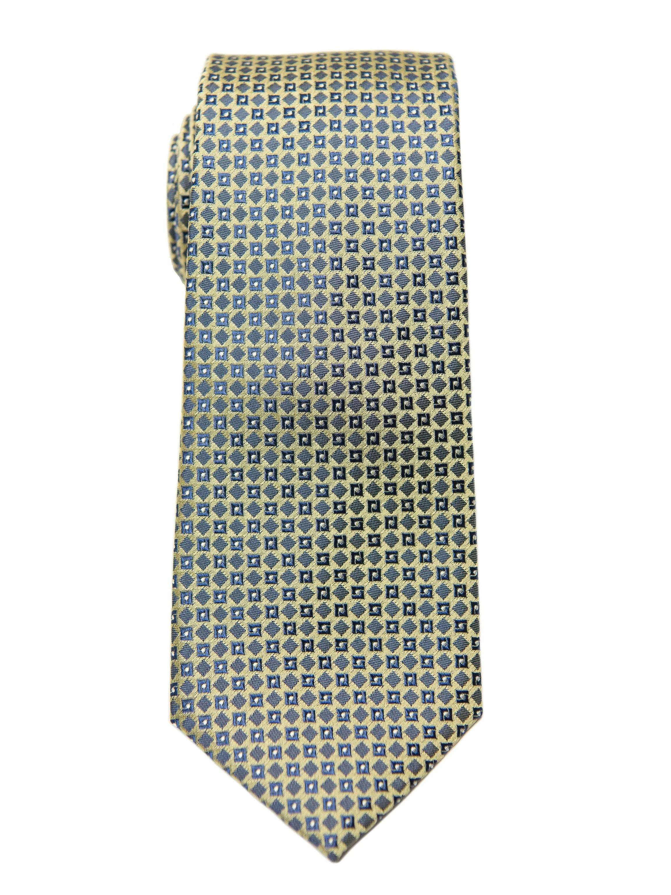 Boy's Tie 27144 Yellow/Blue Neat