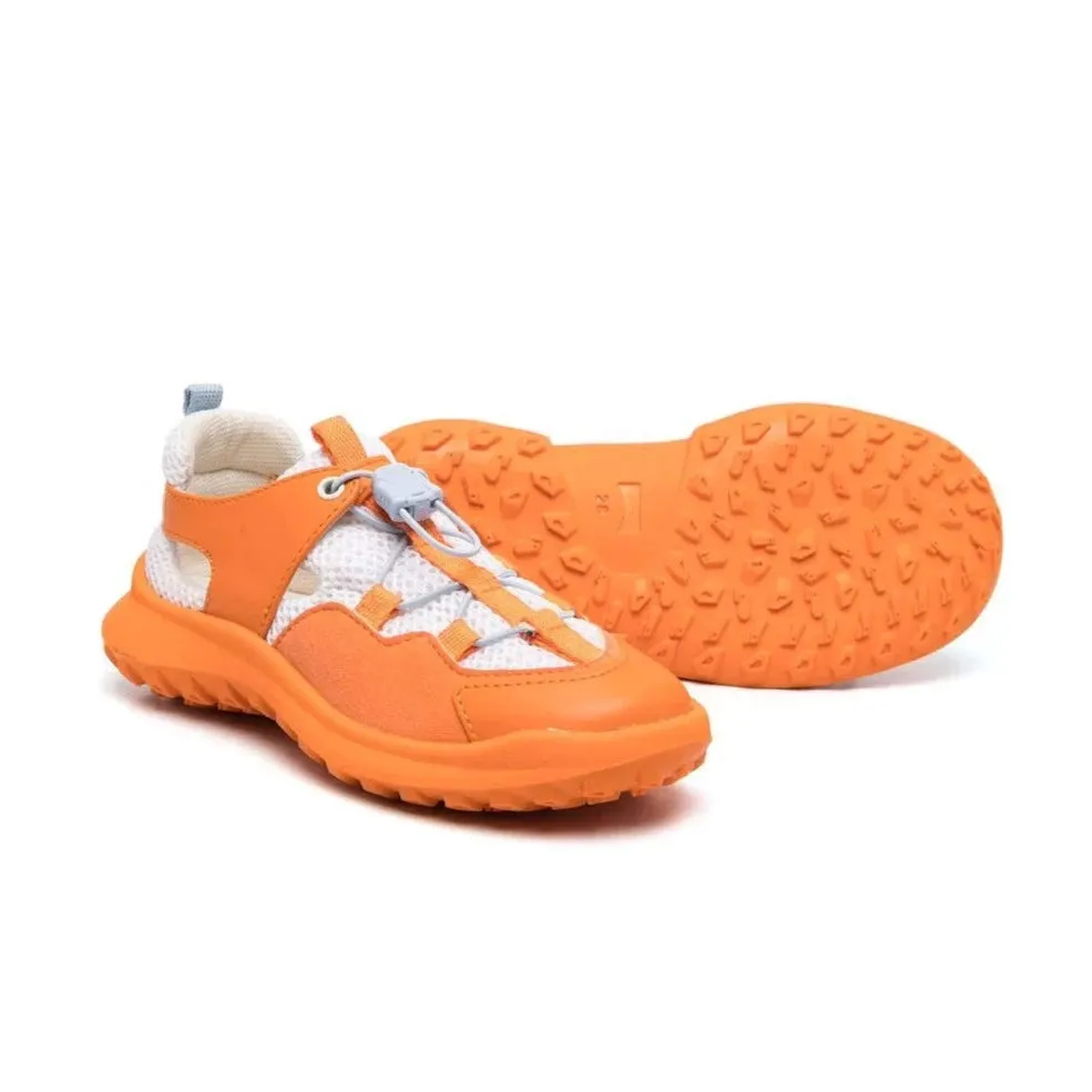 Camper Kids CRCLR Servolux Starbrush Taca White Orange Sneakers