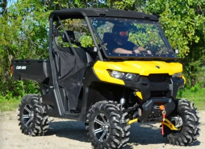 CAN-AM DEFENDER SCRATCH RESISTANT FLIP WINDSHIELD