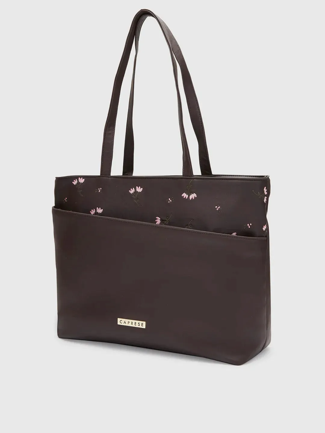 Caprese Adah Tote Large Chocolate Brown