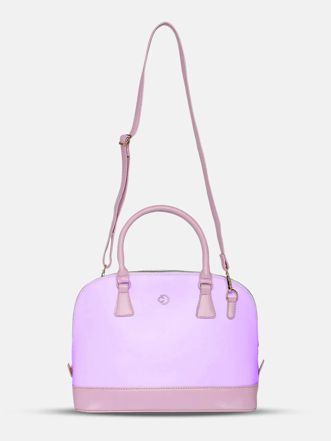 Caprese Aurora Color Changing Satchel Medium Pink