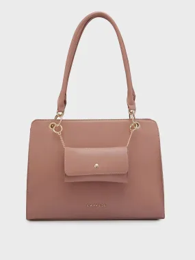 Caprese Capri Satchel Large Pink