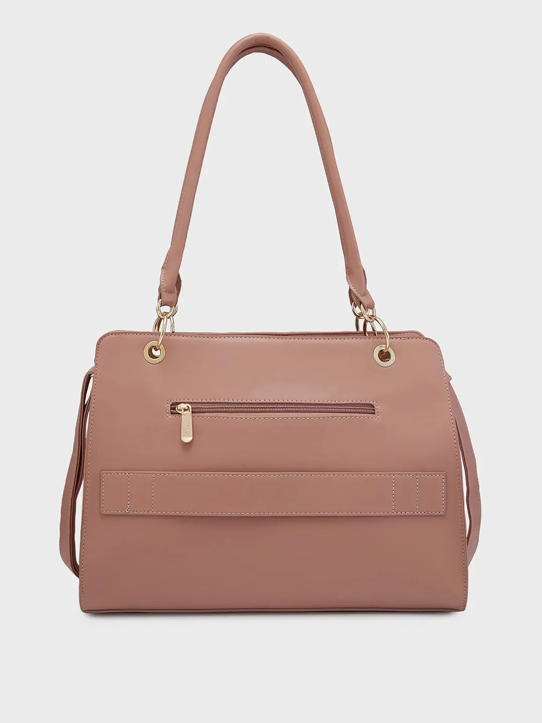 Caprese Capri Satchel Large Pink