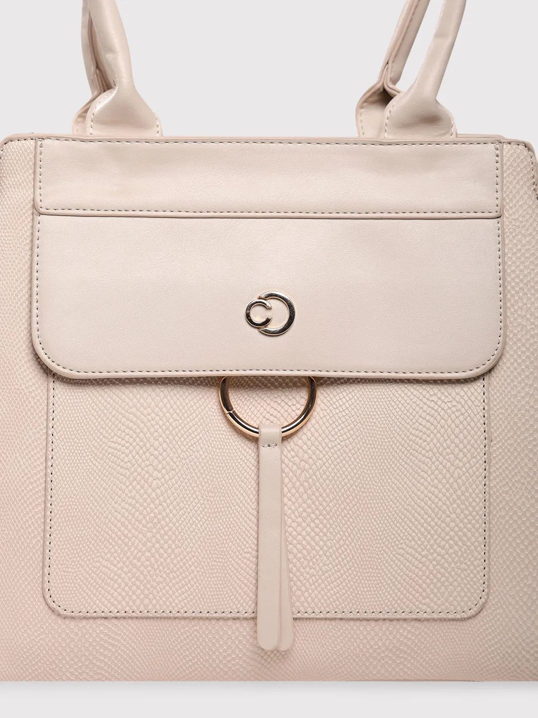 Caprese Dakota Satchel Large Beige