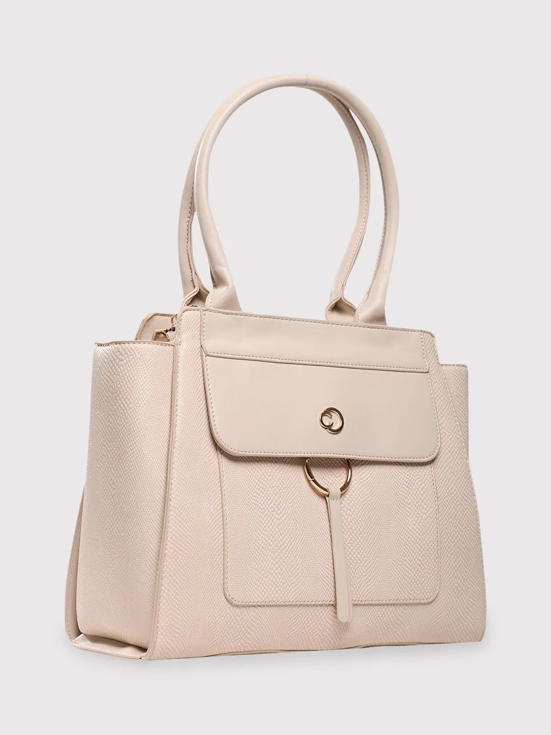 Caprese Dakota Satchel Large Beige