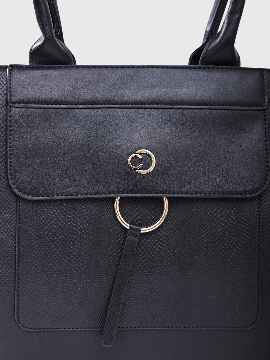 Caprese Dakota Satchel Large Black