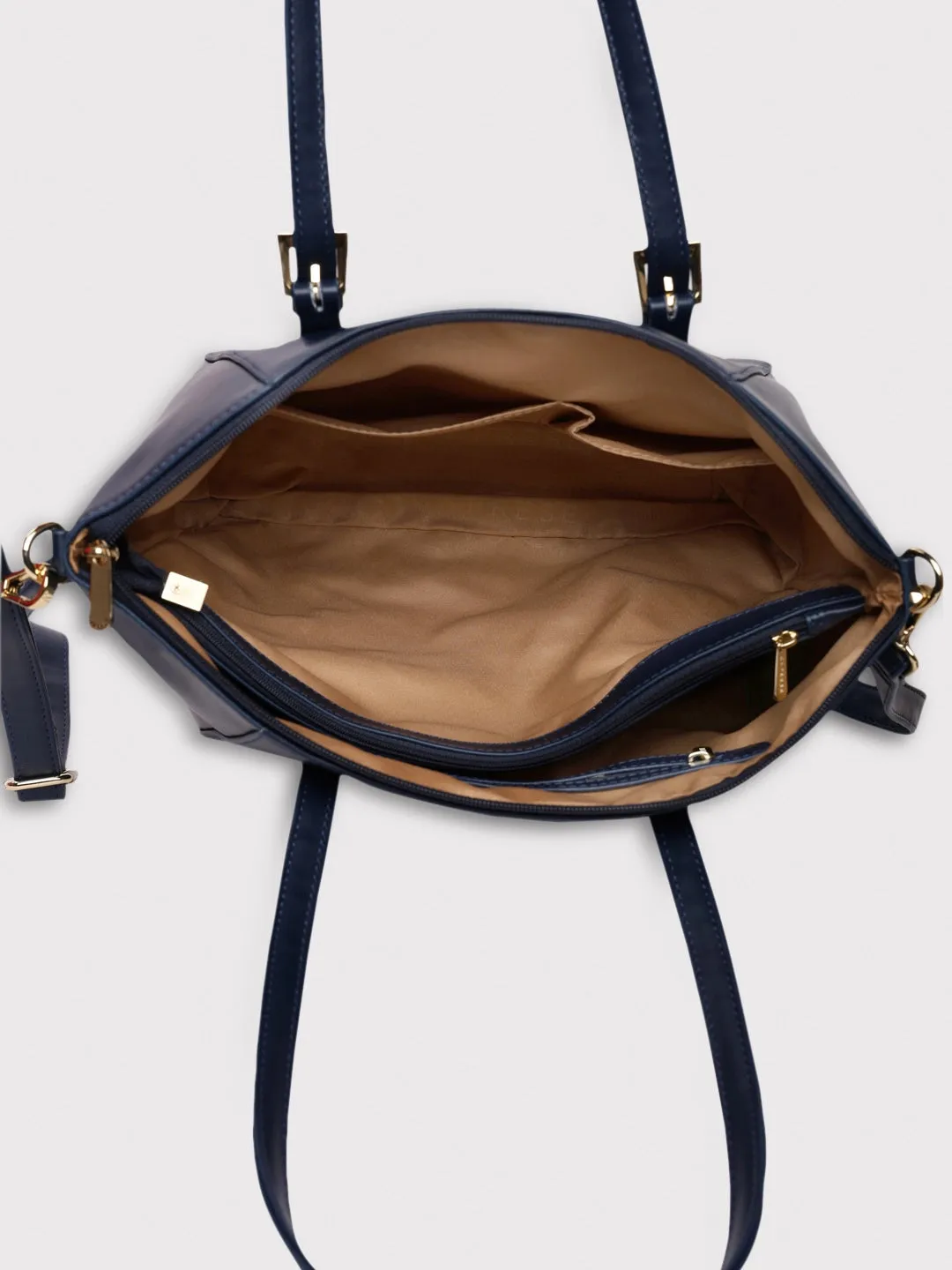 Caprese Kyle Satchel Medium Navy