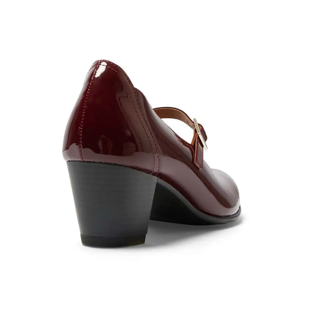 Casino Heel in Wine Patent