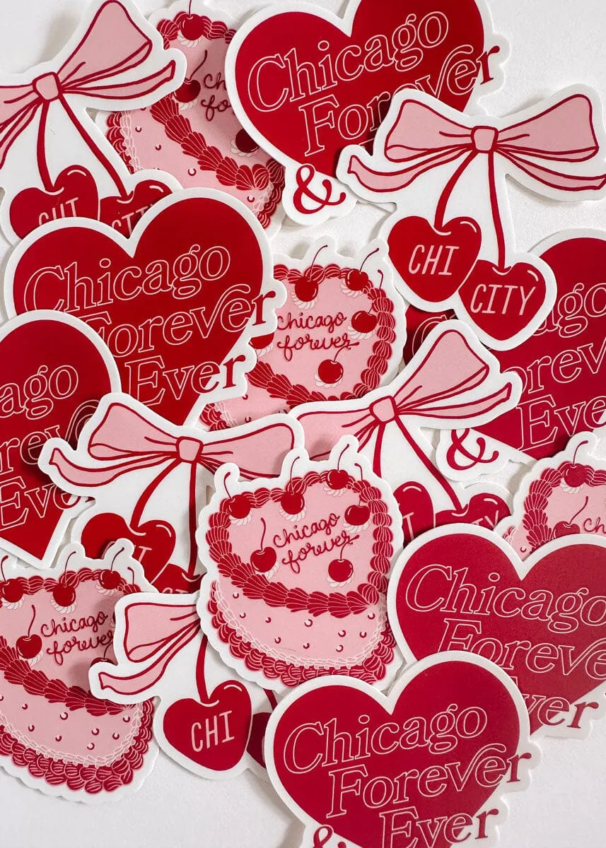 Chicago Forever Cake Sticker