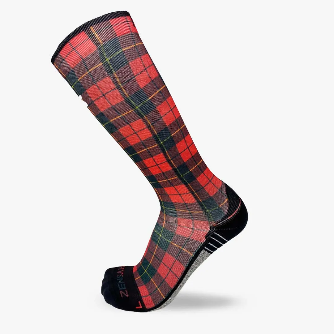 Classic Plaid Compression Socks (Knee-High)