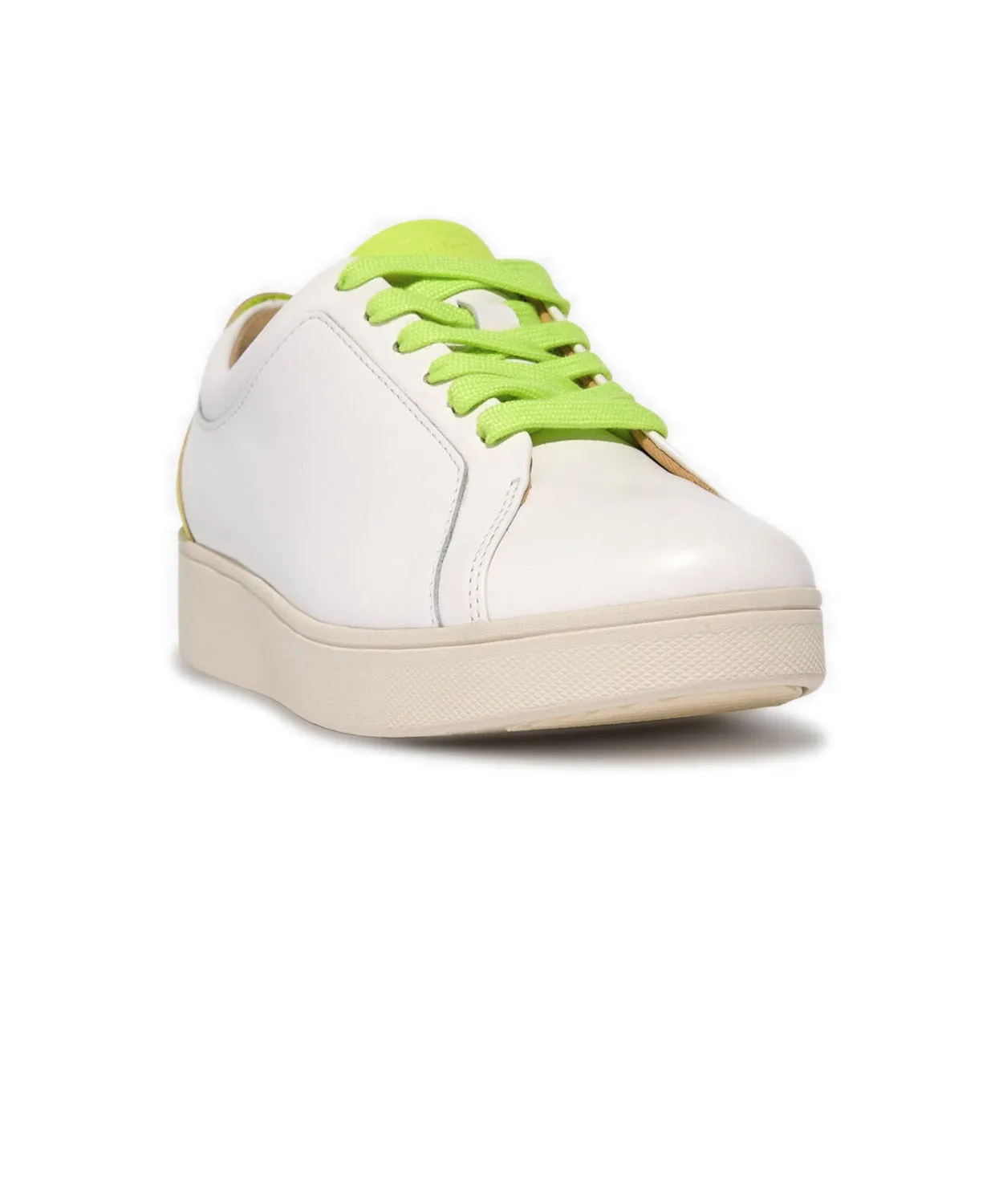 FitFlop Rally Leather Pop Sneakers Green