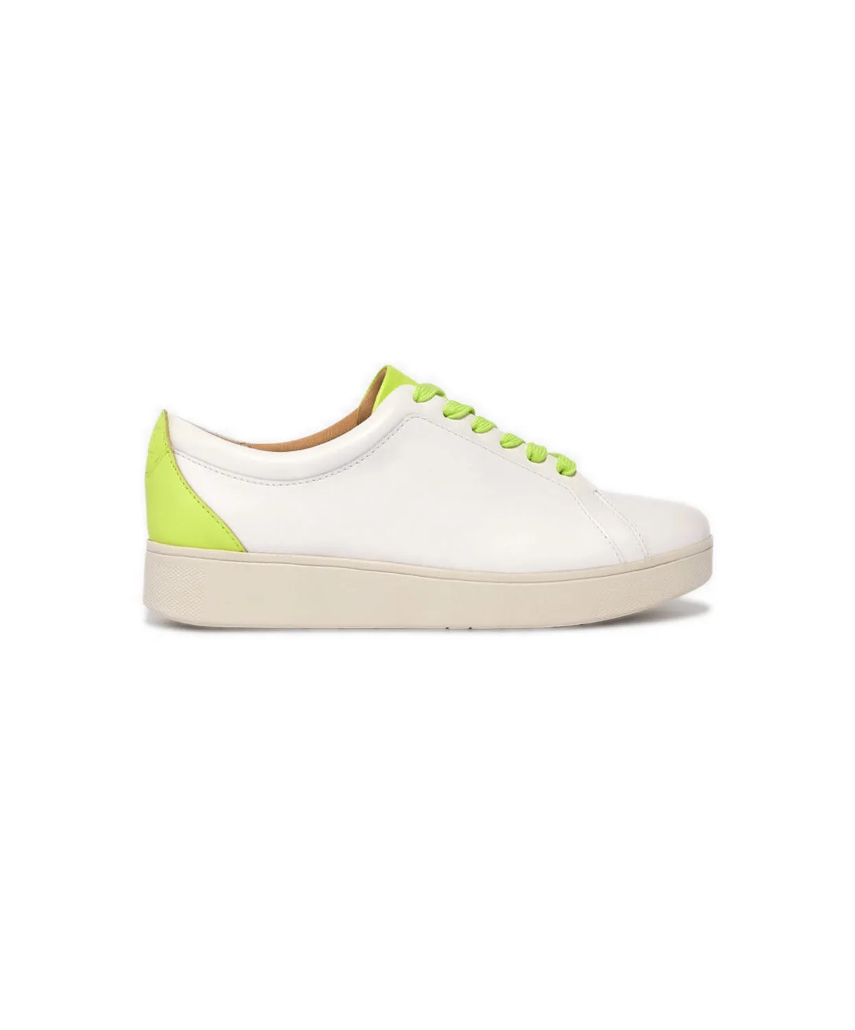 FitFlop Rally Leather Pop Sneakers Green