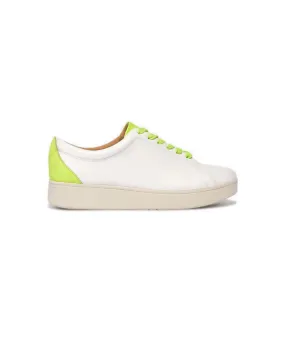 FitFlop Rally Leather Pop Sneakers Green