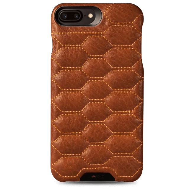 Grip Matelasse iPhone 8 Plus Quilted Leather Case