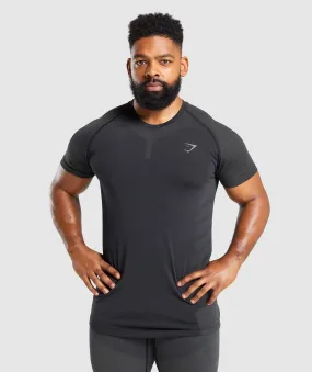 Gymshark 315 T-Shirt - Black/Charcoal