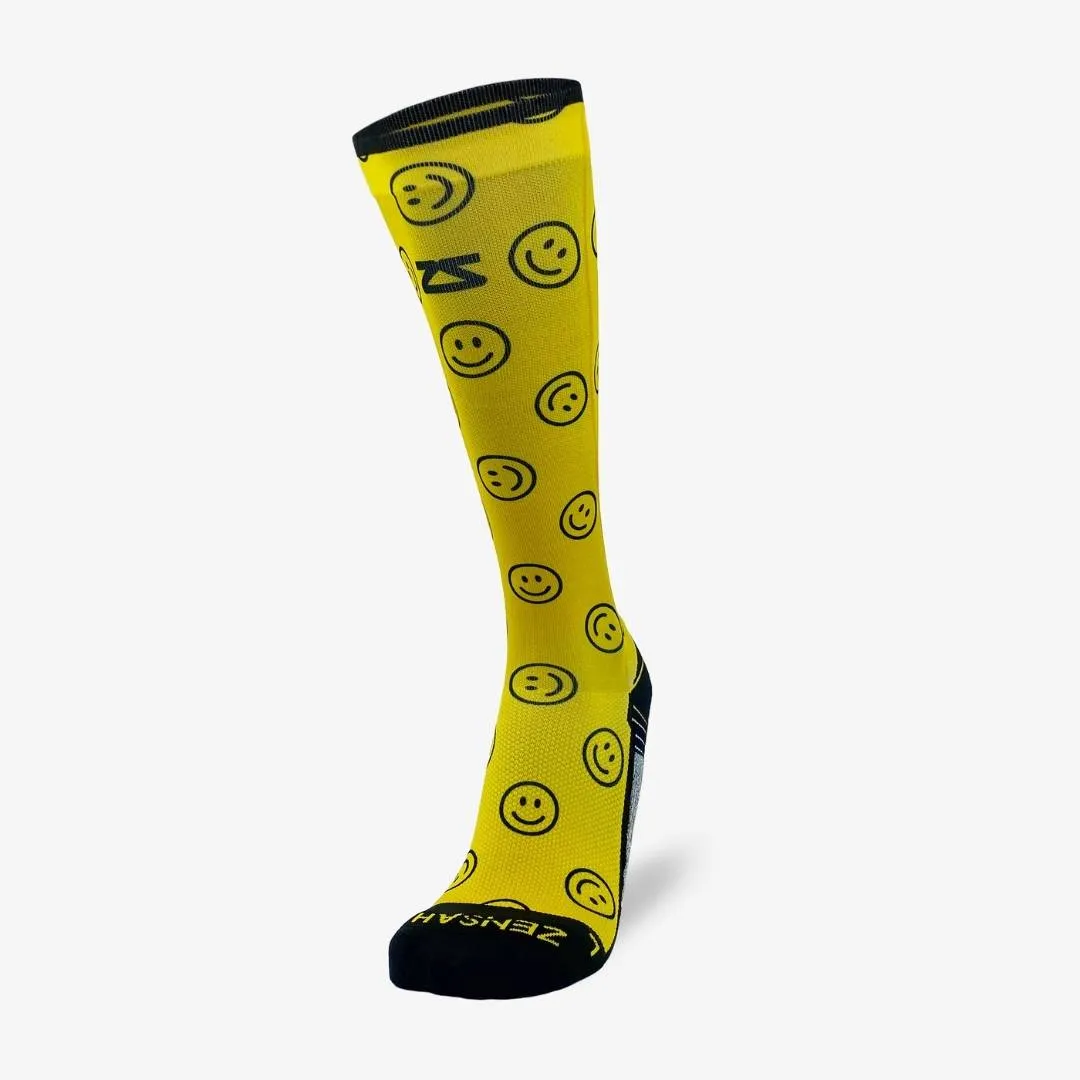 Happy Faces Compression Socks (Knee-High)