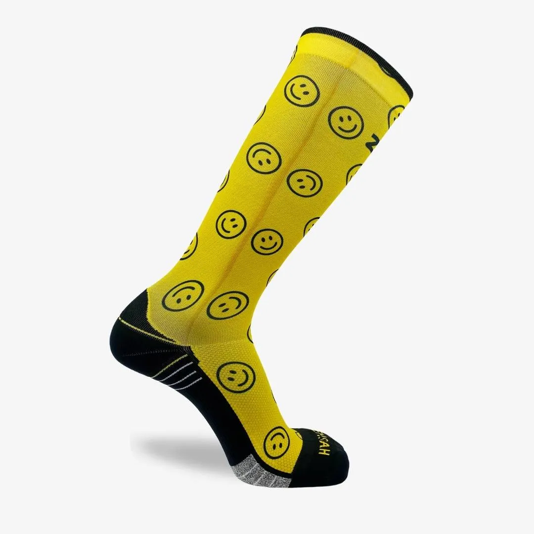 Happy Faces Compression Socks (Knee-High)