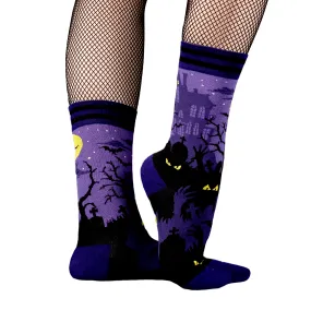 Haunted House Crew Socks