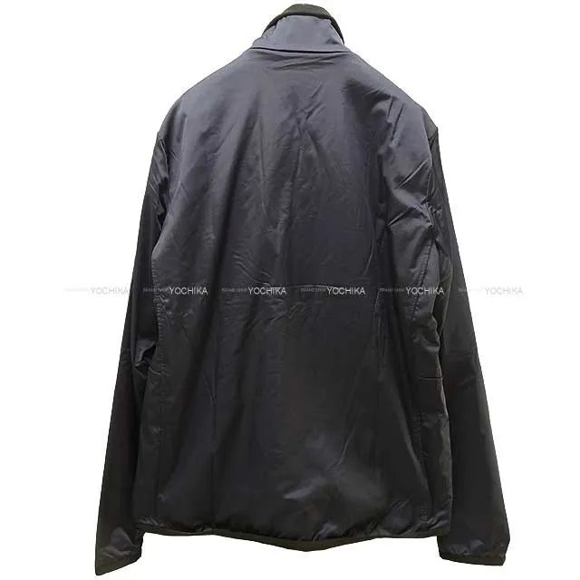 HERMES Blouson Mens Zip up warm‐up #L Navy/Noir (Black) 92% nylon/8% polyester L Silver HW[BRAND NEW][Authentic]