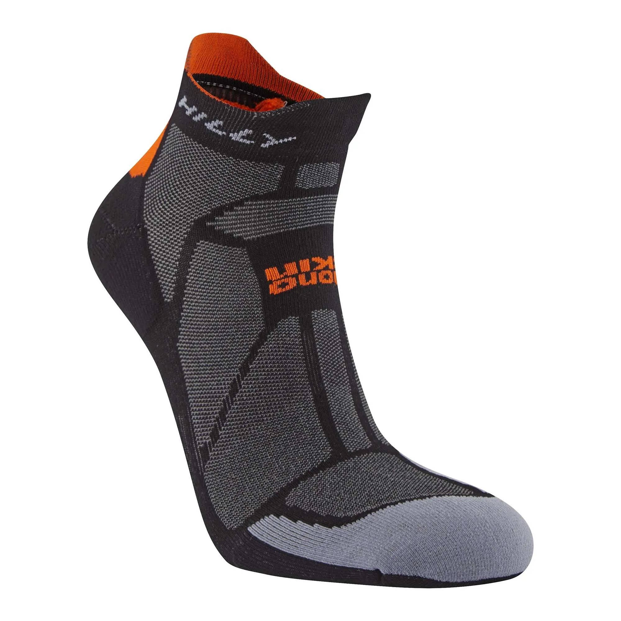 Hilly | Unisex Marathon Fresh Running Socklets - Black